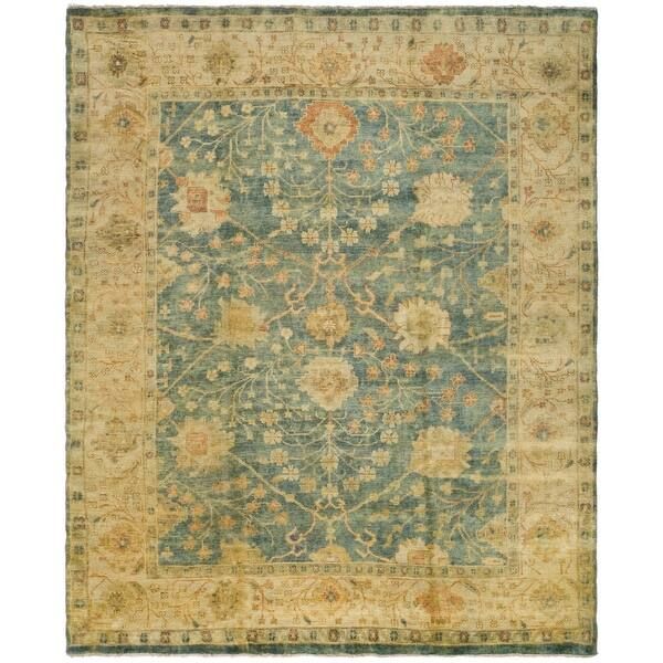 Safavieh Couture Hand-knotted Oushak Tonna Traditional Oriental Wool Rug with Fringe | Overstock