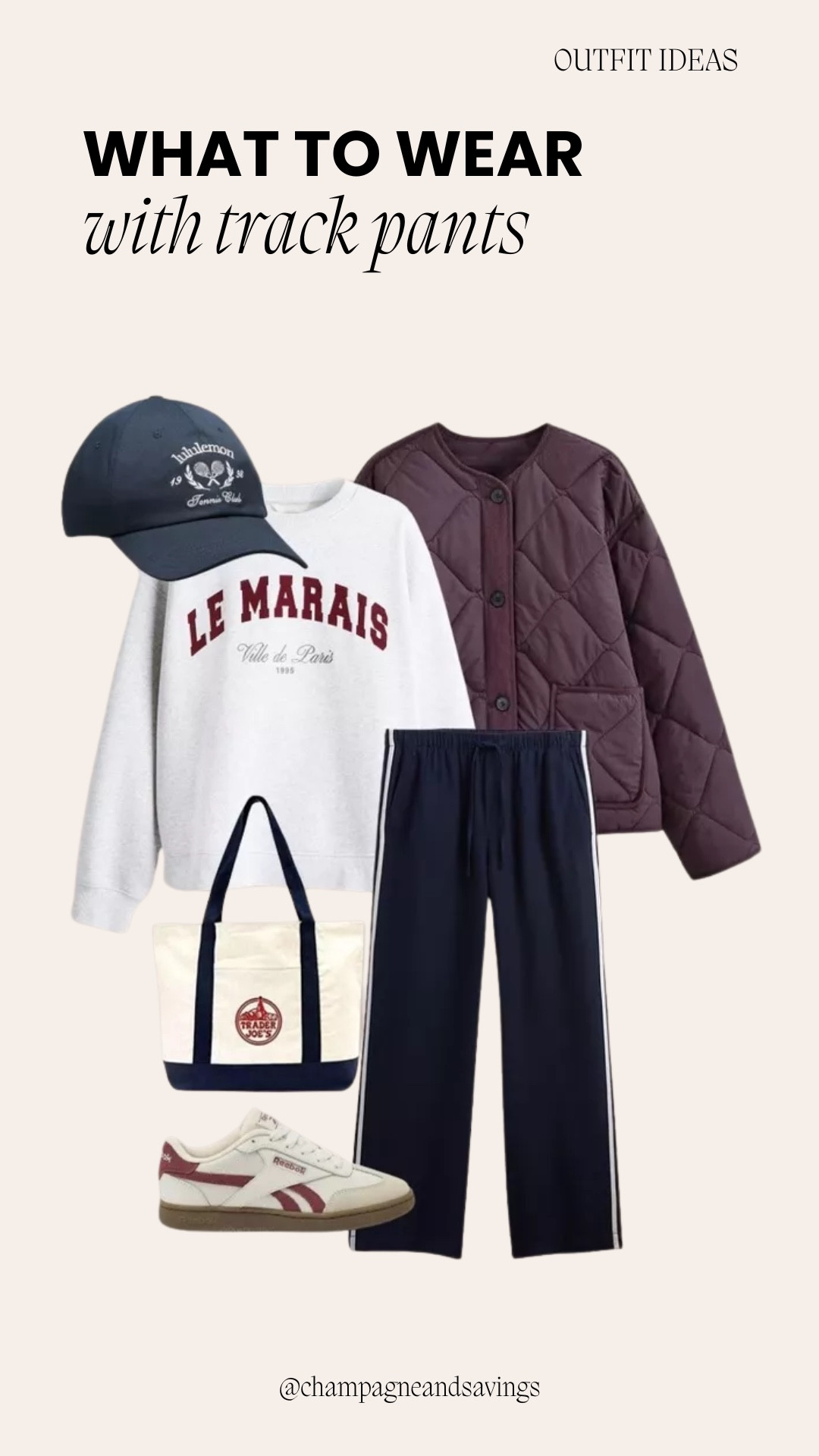 Track pants outfit

#LTKootd