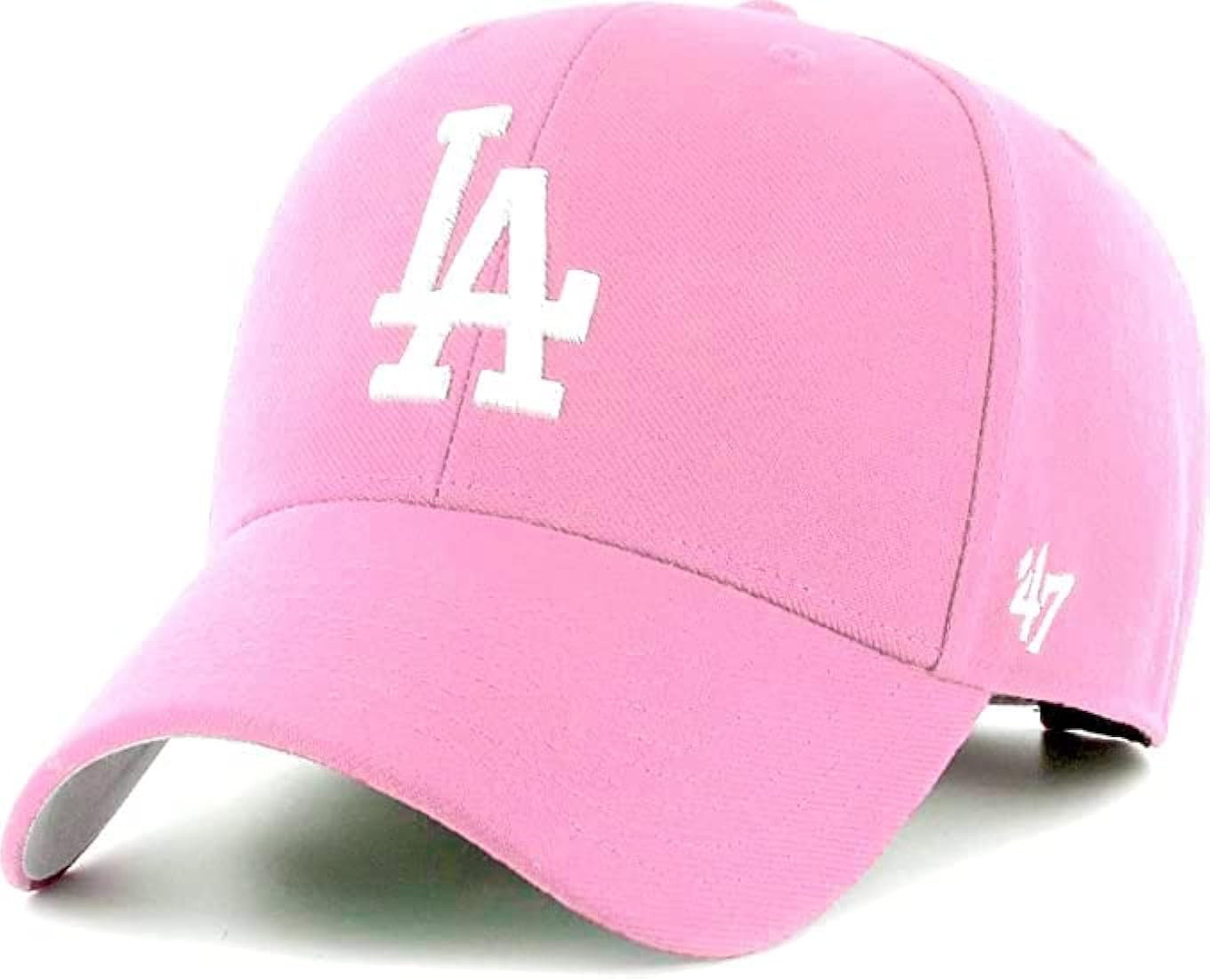 '47 Los Angeles Dodgers Mens Womens MVP Adjustable Rose Pink Hat | Amazon (US)