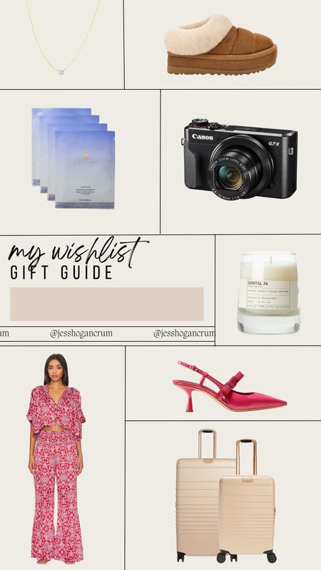 My wishlist gift guide! These are all great products to suggest to your family, or just purchase for yourself. 

Gift guide for her, gift guide for me, my wishlist, gift guide for wife, gift guide for mom, gift guide for best friend, gift guide for sister, holiday presents, Christmas presents, Jess hogan Crum 

#LTKGiftGuide #LTKstyletip #LTKHoliday