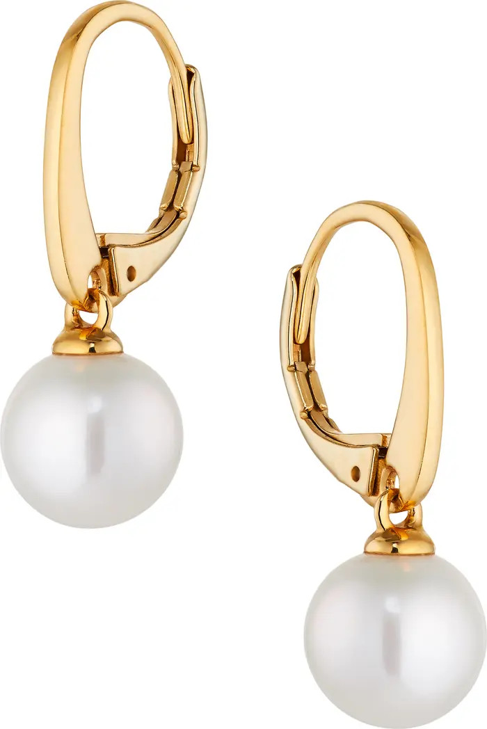 Nadri Freshwater Pearl Lever-Back Earrings | Nordstrom | Nordstrom