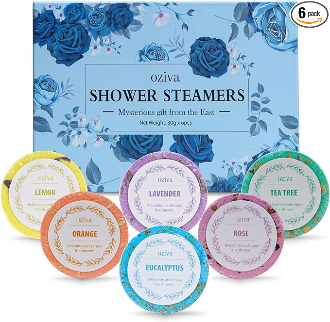Oziva Aromatherapy Shower Steamers-Gifts for Women and Men, Shower Bombs - Stocking Stuffers for ... | Amazon (US)