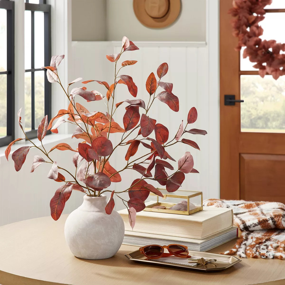 15" Faux Rusted Eucalyptus Arrangement - Hearth & Hand™ with Magnolia | Target