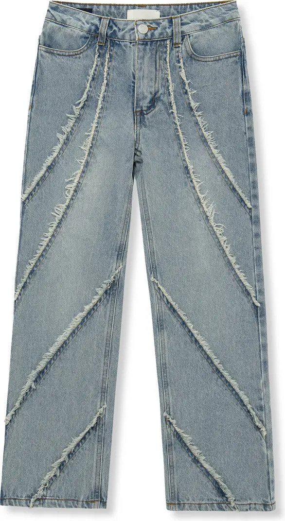 Habitual Kids Kids' Fringe Straight Leg Jeans | Nordstrom | Nordstrom