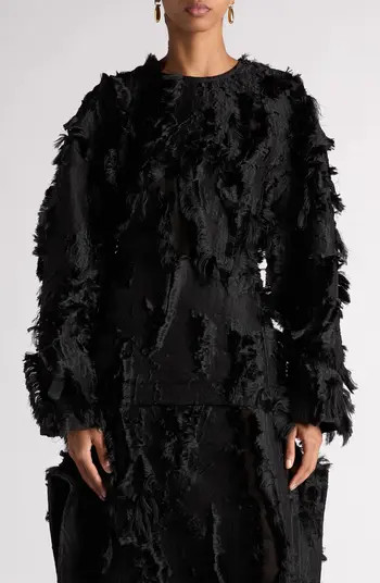 Bottega Veneta Fine Fringe Fil Coupé Top | Nordstrom | Nordstrom