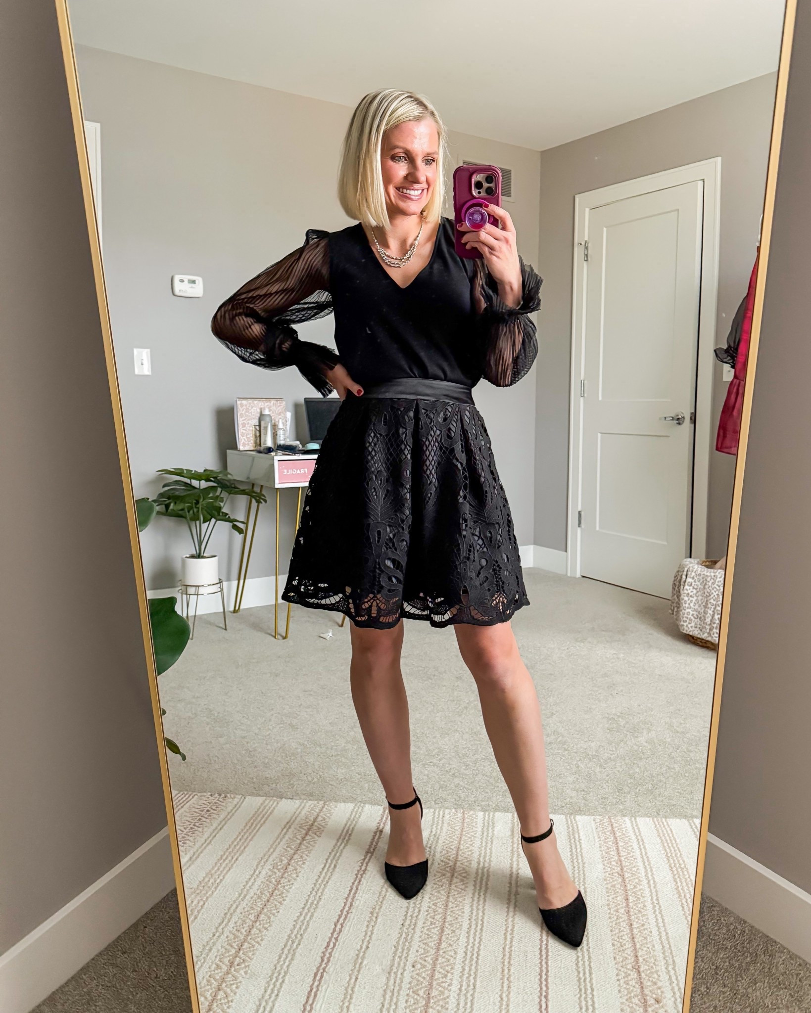 I’m loving this gorgeous lace skirt from Gibsonlook! 🎄It’s the perfect piece to wear for the holidays! Use code: THRIFTYWIFE10 for 10% off at Gibsonlook! 
Top- xxsmall
Skirt- xxsmall 
Holiday outfit || Holiday Party Outfit || New Years Outfit

#LTKCyberWeek #LTKSeasonal #LTKHoliday