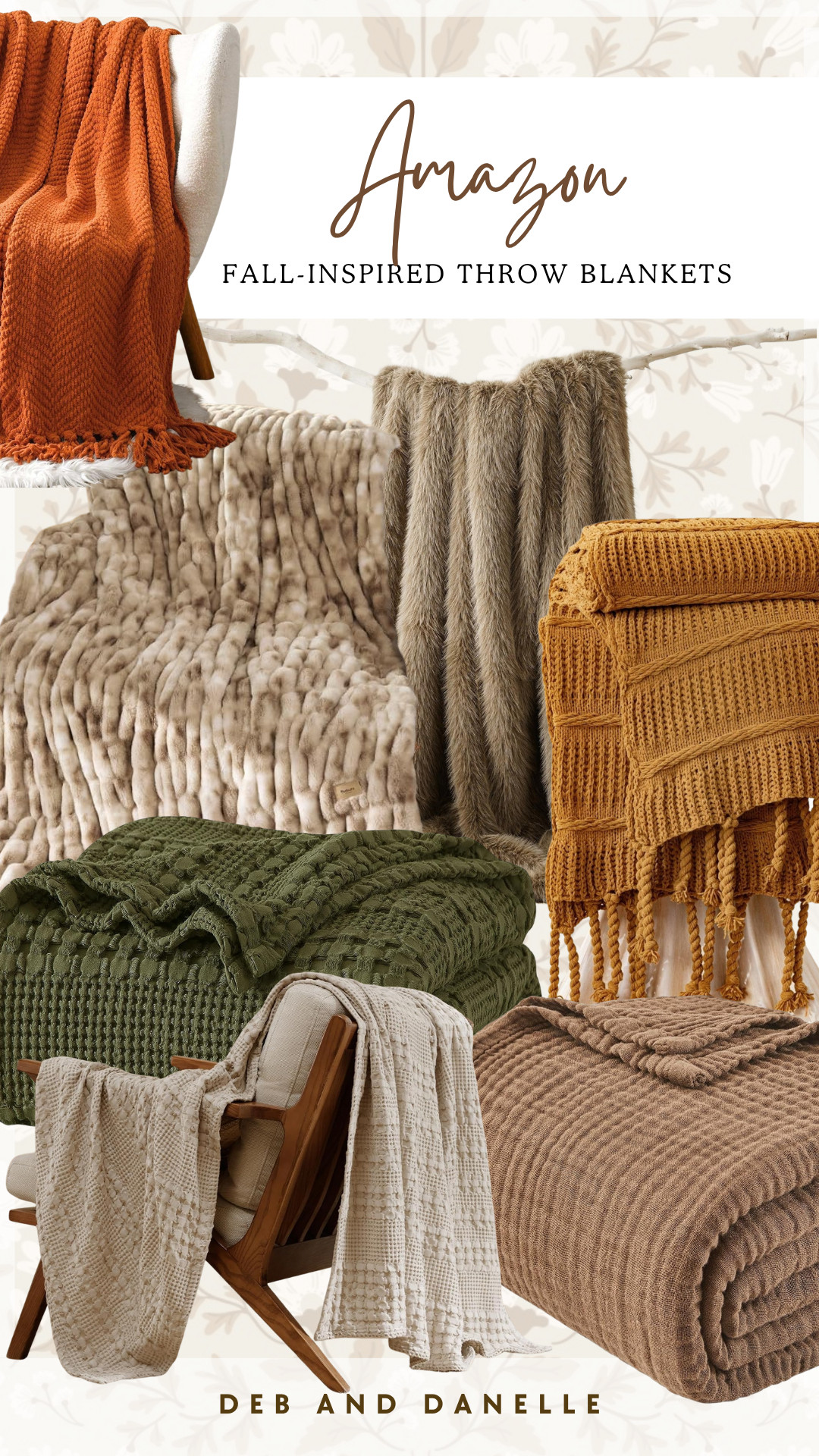 Here are some throw blankets from Amazon to add a touch of Fall colors and cozy textures to your seasonal home decor.  

 #LTKSeasonal #LTKHome