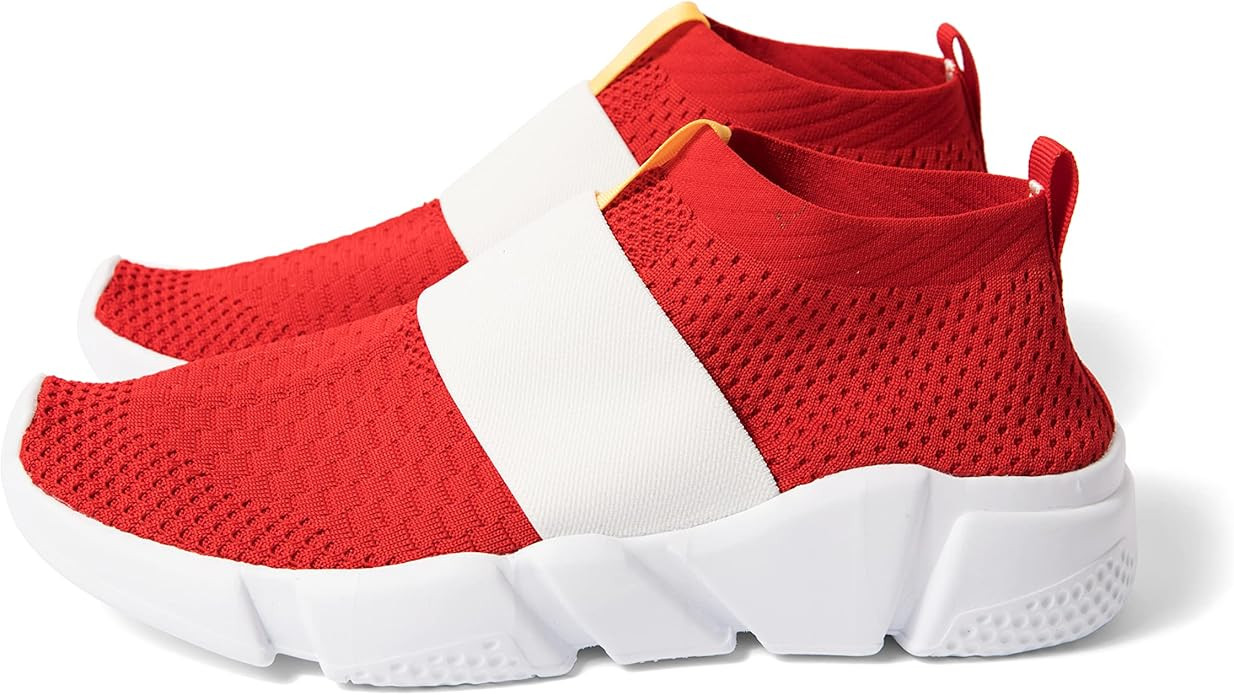 Chickadee Sonic Shoes- for Adults Men Stretch Knit Red & White Boys Tennis Shoes- Lightweight, Br... | Amazon (US)