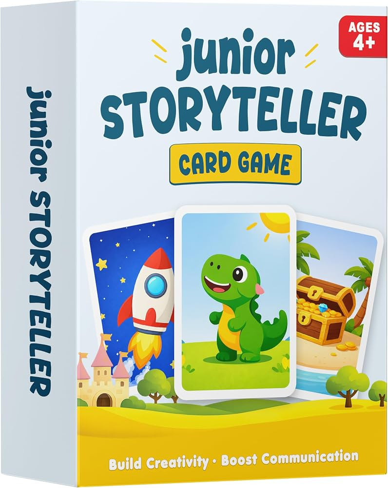 Junior Storyteller, Conversation Card Game for Kids 4-8, Speech Therapy Toy | Amazon (US)