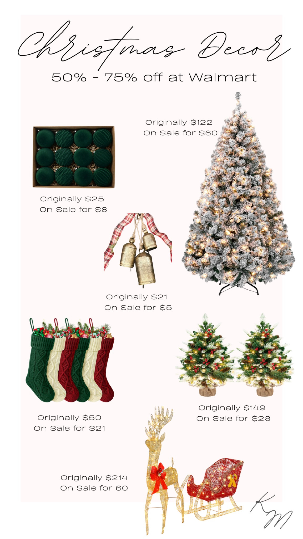 50% - 75% off Christmas decorations now at Walmart! 



#walmart #christmasdecor 

#LTKSeasonal #LTKHoliday #LTKCyberWeek