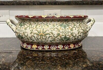 Bombay Company Chinese Porcelain Foot Bath, Planter, Jardiniere | eBay US