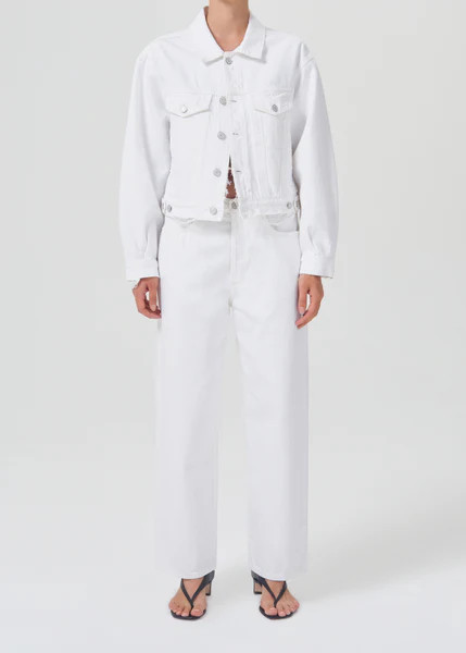 Shrunken Charli Jacket in Polar | AGOLDE