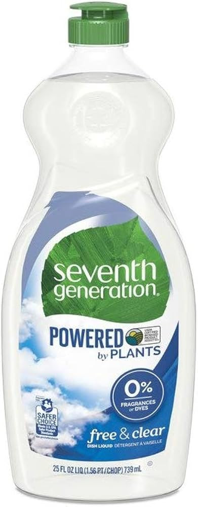 Seventh Generation : Natural Dish Liquid Soap, Biodegradable, Nontoxic, 25 oz. -:- Sold as 2 Pack... | Amazon (US)