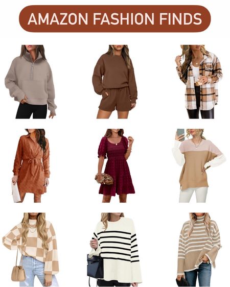 Amazon fashion finds 🧡 sweaters, pullovers, shackets, dresses, matching sets, fall outfits, style inspo, fall fashion



#LTKstyletip #LTKSeasonal #LTKfindsunder50