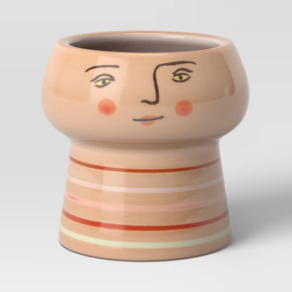 3.5"" Outdoor Stoneware Family Planter Tan - Opalhouse | Target