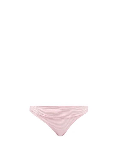 Heidi Klein - Bora Bora Pintucked Bikini Briefs - Womens - Pink | Matches (UK)