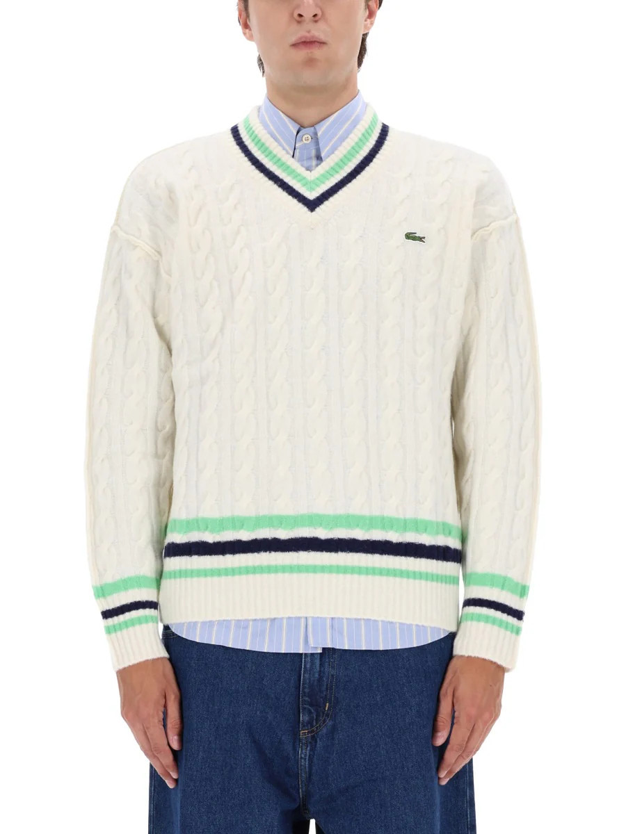 Lacoste-Cable-Knit Sweater-Uomo | Wanan Luxury (ES)
