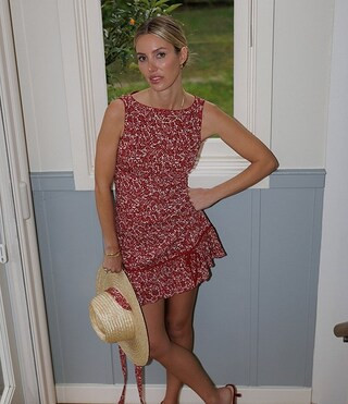 x Cyd Morris The Jen Boat Neck Sleeveless Crinkle Mini Dress | Dillard's