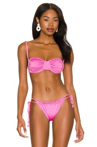 Baobab Lula Bikini Top in Bubblegum from Revolve.com | Revolve Clothing (Global)