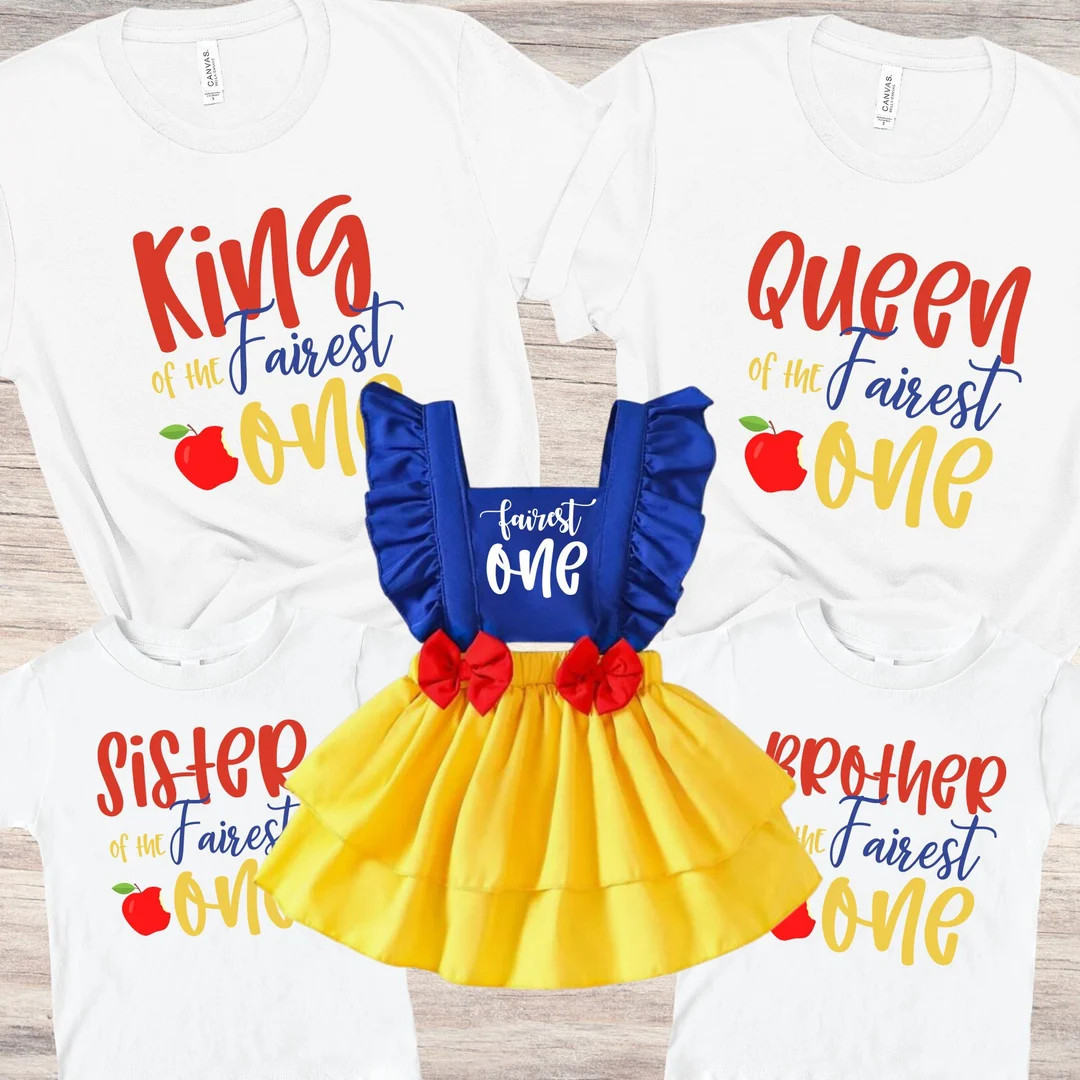 Snow White First Birthday Fairest One of All First Birthday 1st Birthday Snow White Birthday Cake... | Etsy (US)