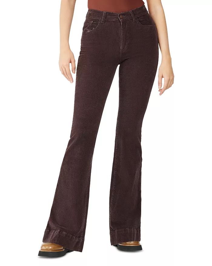 Bridget High Rise Bootcut Jeans in Dark Cocoa | Bloomingdale's (US)
