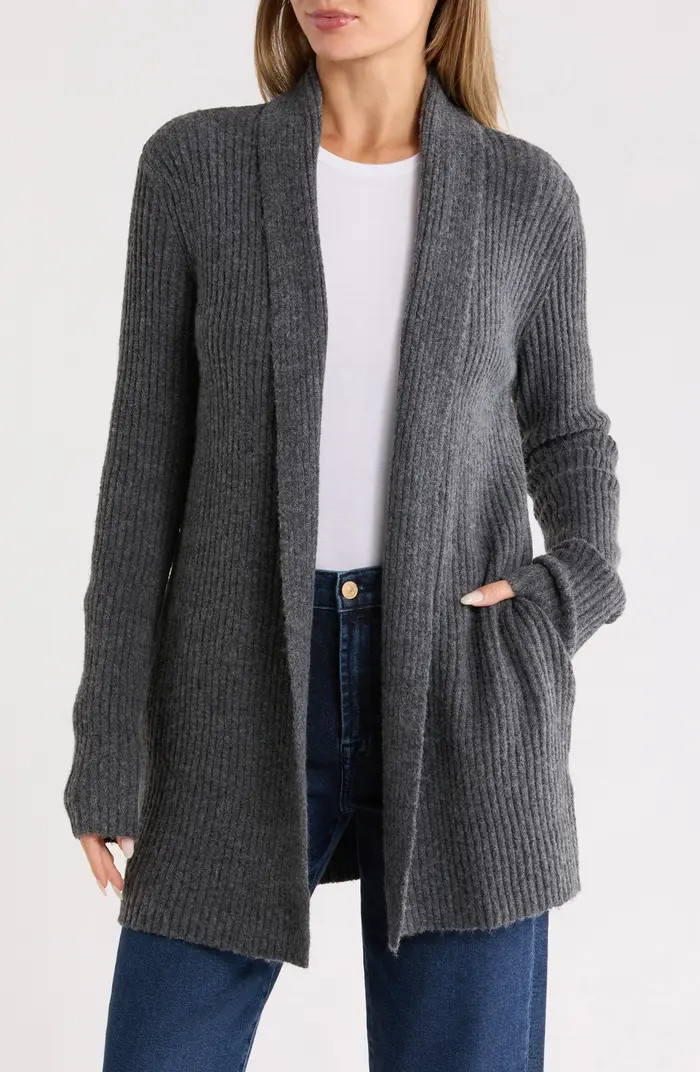 Rib Knit Sweater Cardigan | Nordstrom Rack