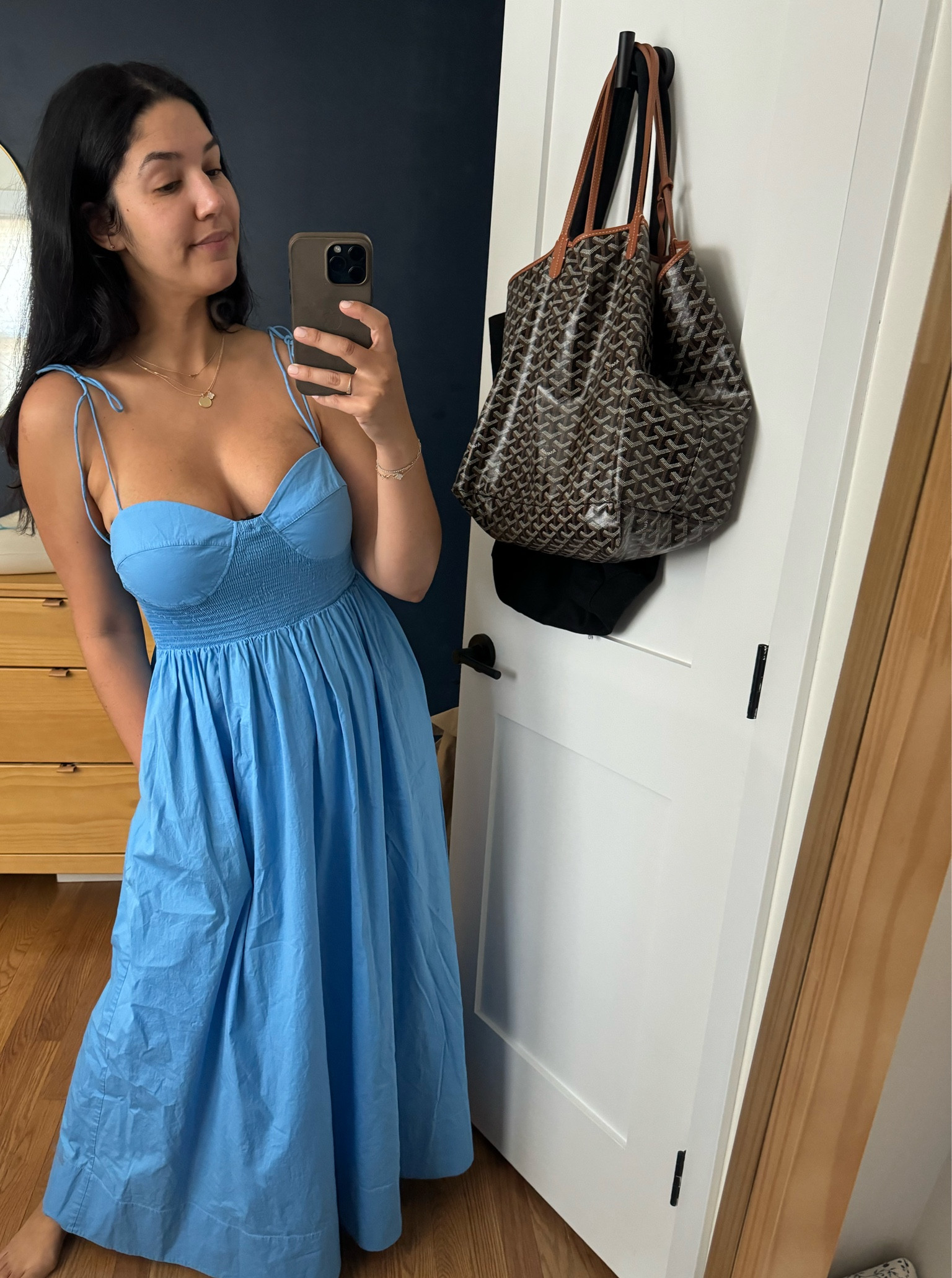 Summertime favorite. This color is sold out but the black and white are staples! Linking a similar blue poplin maxi that’s stunning 

#LTKTravel #LTKStyleTip #LTKSeasonal