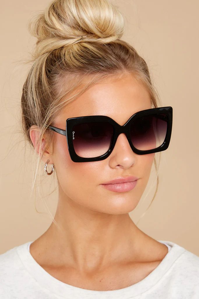 Dynasty Black Sunglasses | Red Dress 