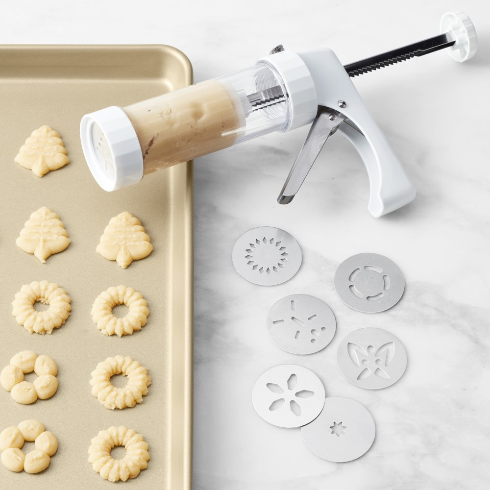 Williams Sonoma x Kuhn Rikon Spritz Cookie Press Decorating Kit | Williams-Sonoma