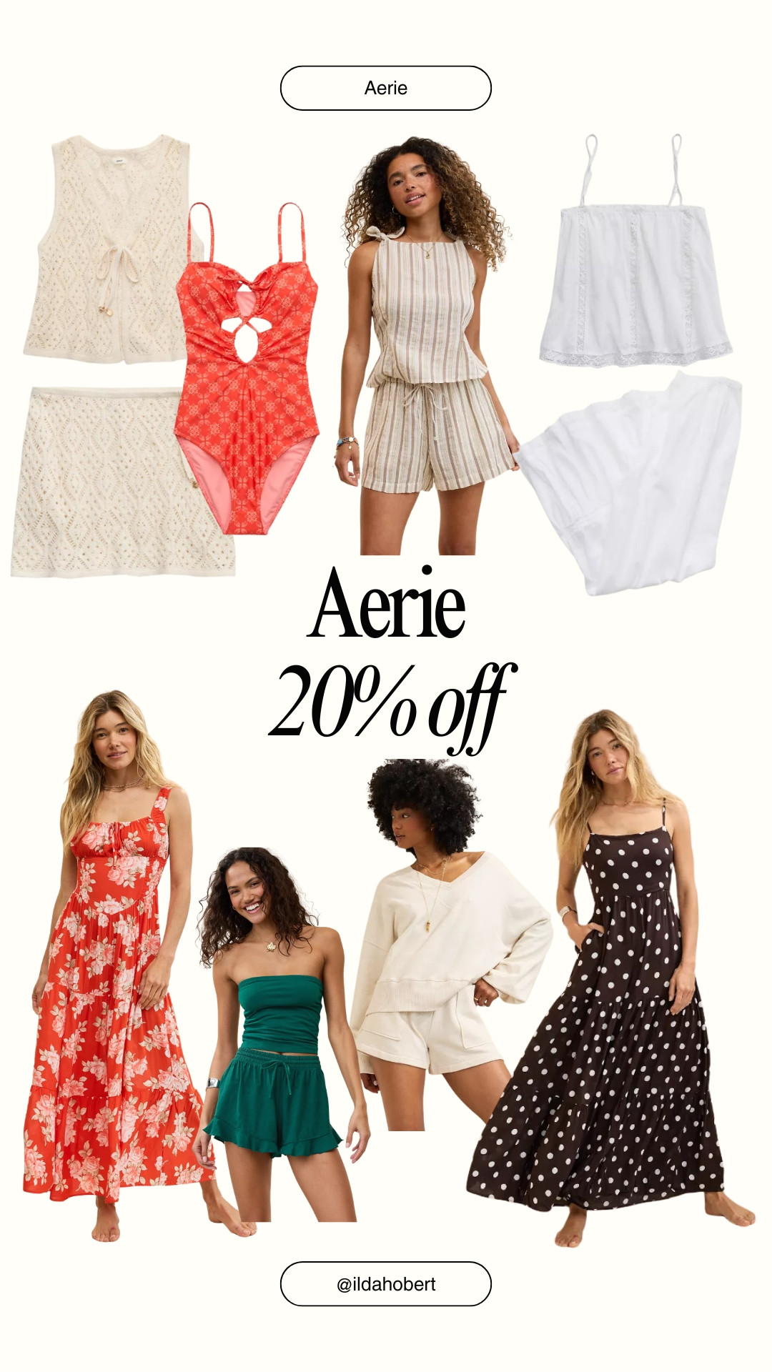 Aerie 20% off with the exclusive in app LTK code!

beach, vacation, summer, spring, dress, cover up, lounge set, lounge wear, travel, @aerie 

 

#LTKxAerie #LTKootd #LTKSaleAlert