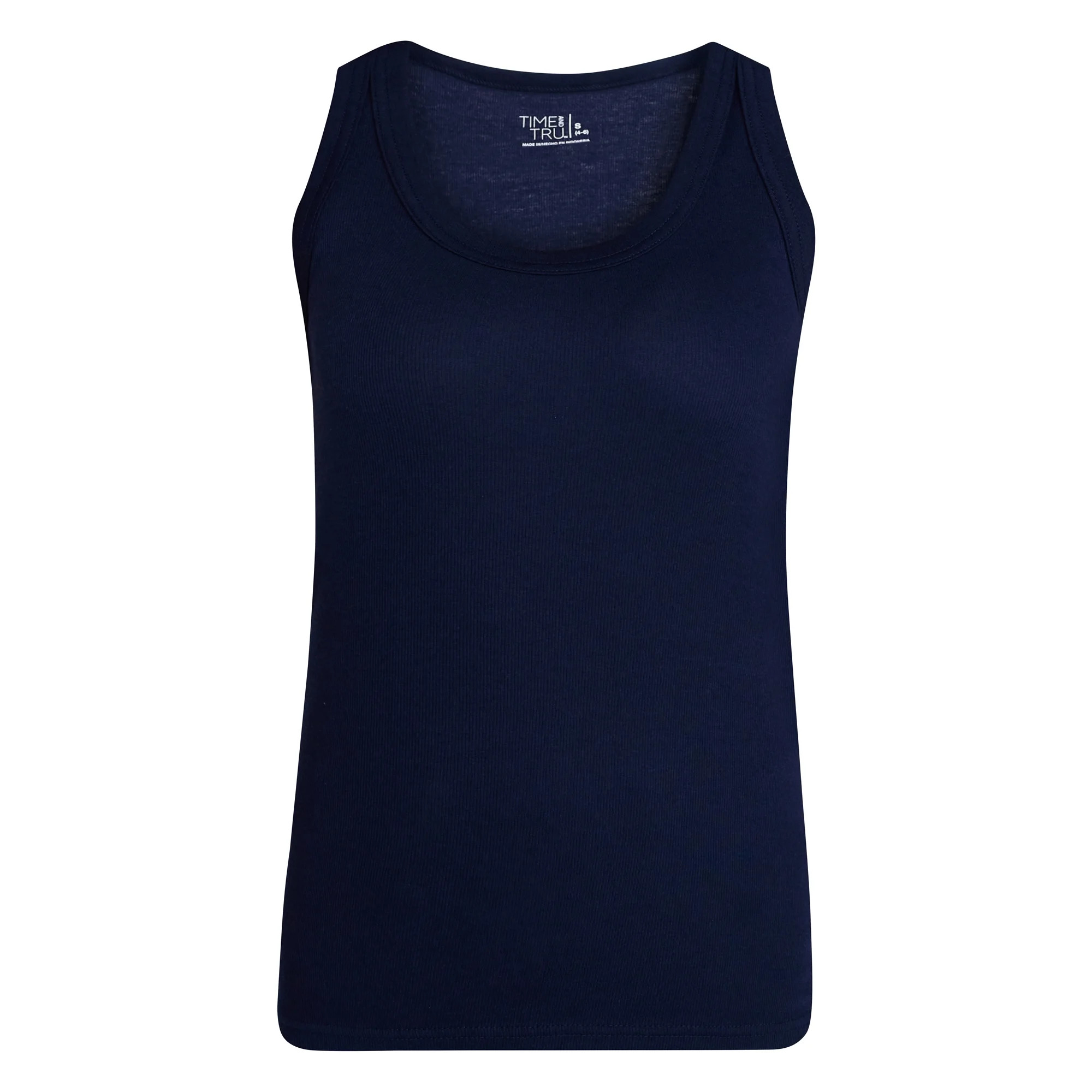 Time and Tru Women's Ribbed Tank Top, Sizes XS-XXXL | Walmart (US)