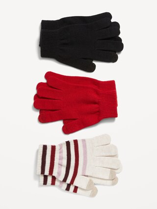 3-Pack Text-Friendly Gloves for Women | Old Navy (US)
