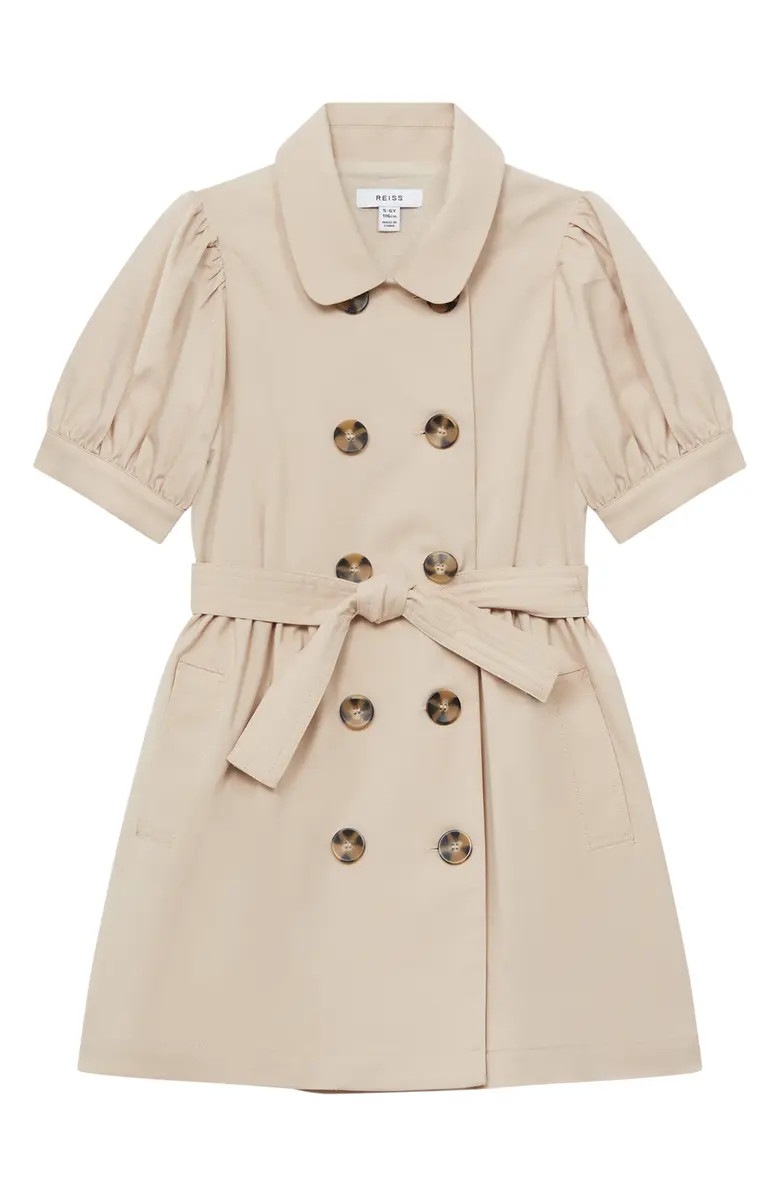 Reiss Kids' Naomi Jr. Cotton Trench Dress | Nordstrom | Nordstrom