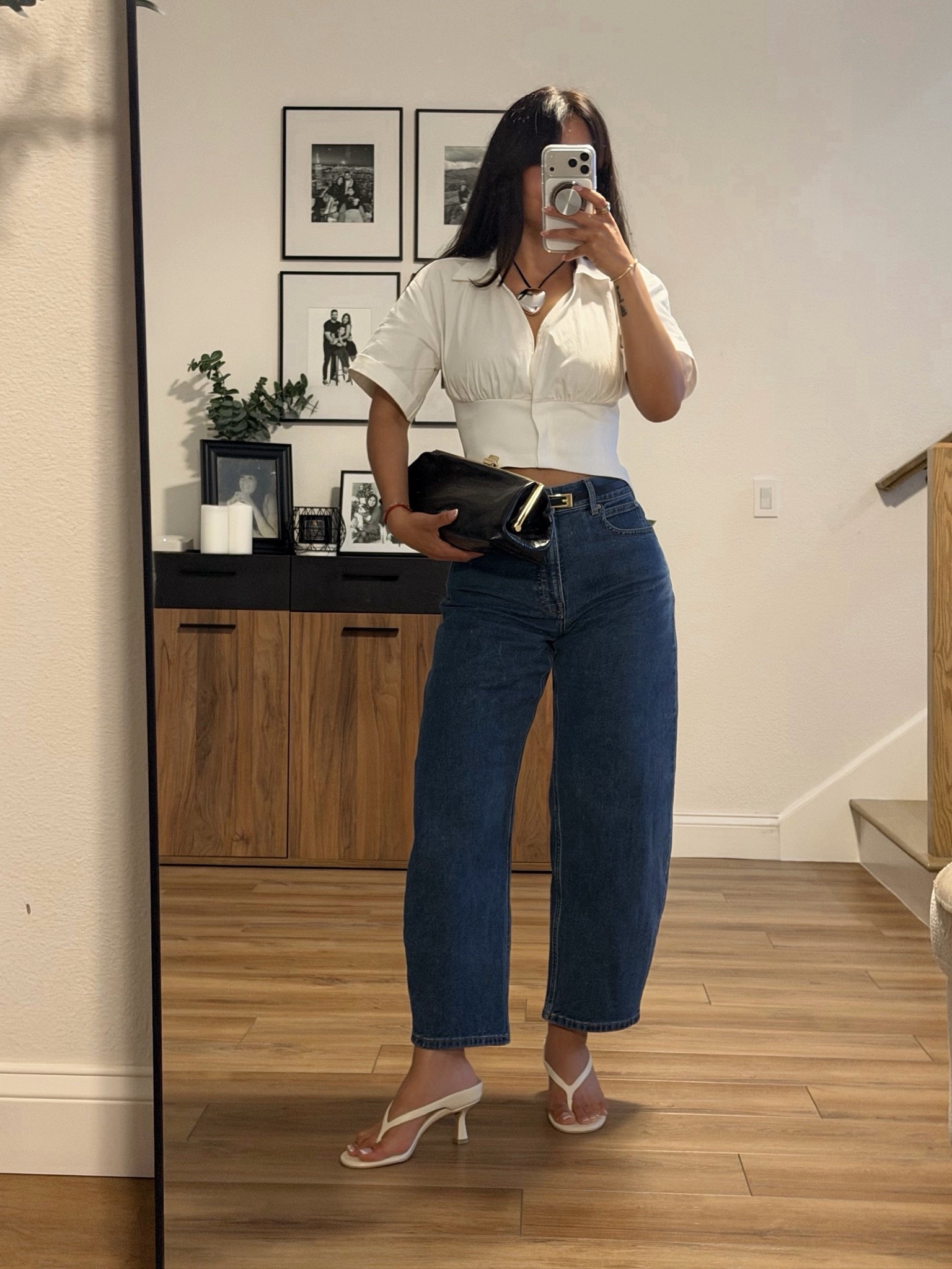 Styling a cute top with dark wash barrel leg jeans!

I’m wearing a pair of high rise barrel jeans from Everlane with a white short sleeve top from Meshki! It’s the perfect Spring date night outfit!

Barrel leg jeans, how to style barrel jeans, casual outfit idea, spring outfits, casual style

#LTKSeasonal #LTKootd #LTKgrwm