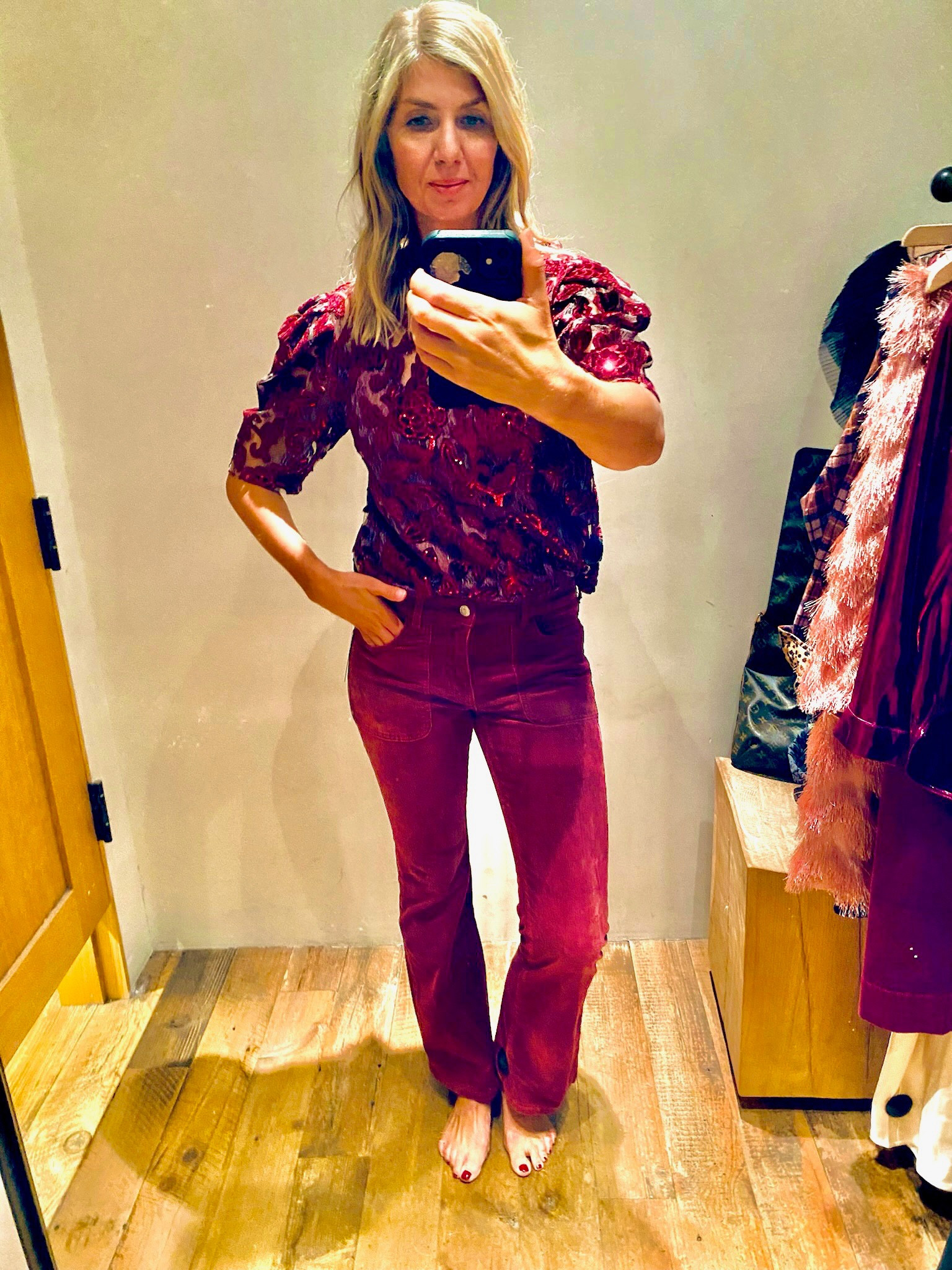 A gorgeous monochromatic look in burgundy!! 

#LTKSeasonal #LTKHoliday #LTKstyletip
