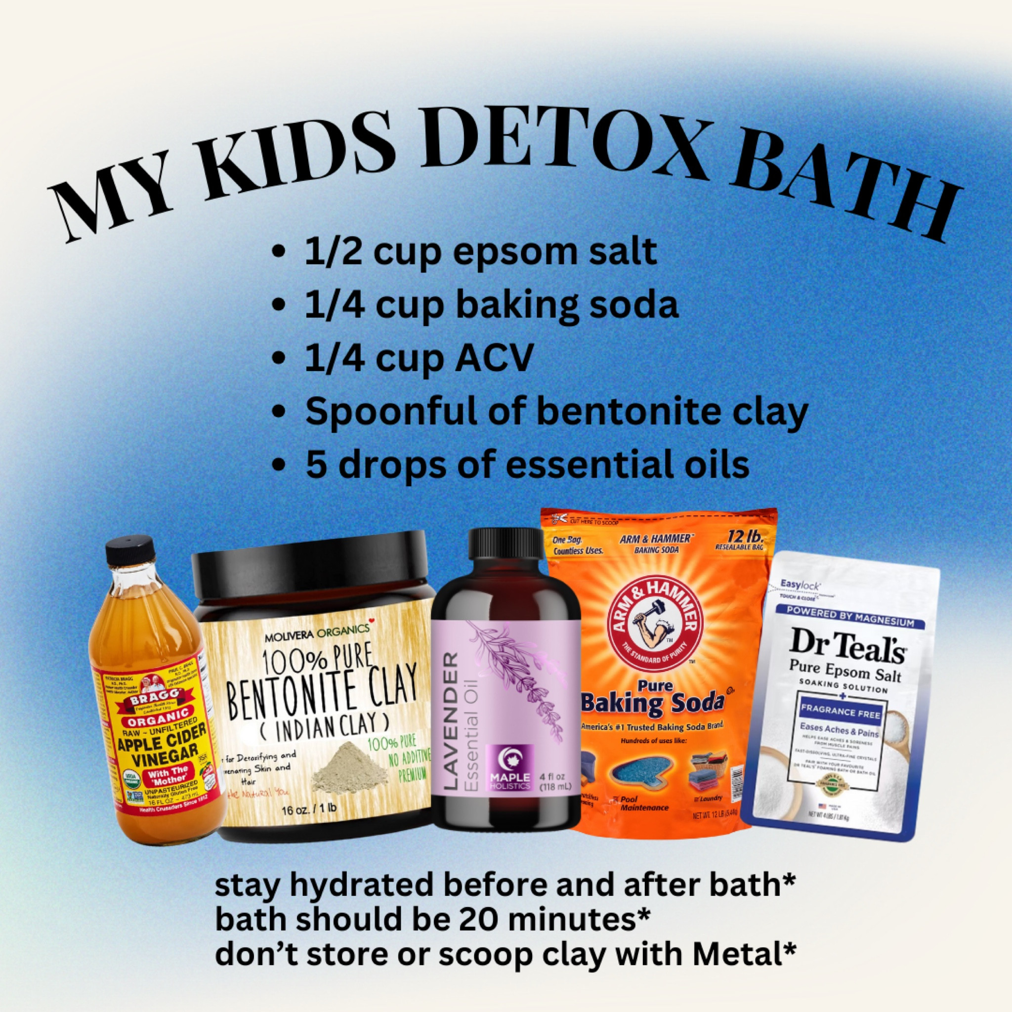 I swear by this detox! 
5 Ingredients
Has helped sick kids, UTIs, speed up Hand Foot and mouth infection, staff infections and other infections! 

#LTKGiftGuide #LTKKids #LTKBeauty