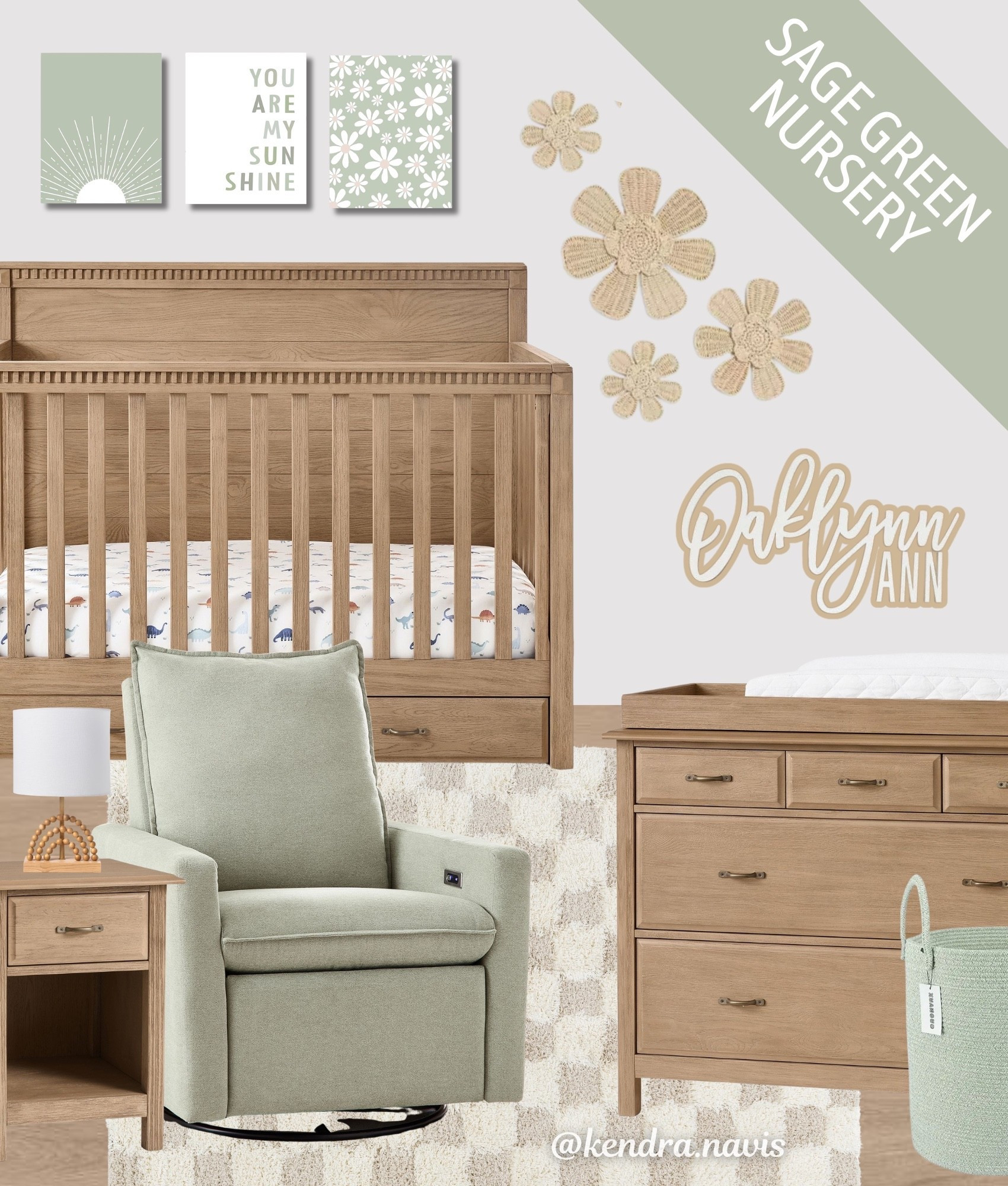 Sage Green Baby Girl Nursery Furniture & Decor 💚

Nursery decor, Pottery Barn, neutral kids’ decor, baby girl decor, minimalist nursery, neutral home decor, kids’ room, kids playroom, toddler girl bedroom, crib, changing table, rocking chair, checkered rug, Target finds, flower wall art, nursery wall art, modern nursery, gender neutral nursery, baby room inspiration, nursery must haves, new mom, cozy nursery, beige nursery, baby toys, toddler decor

#LTKHome #LTKBaby
