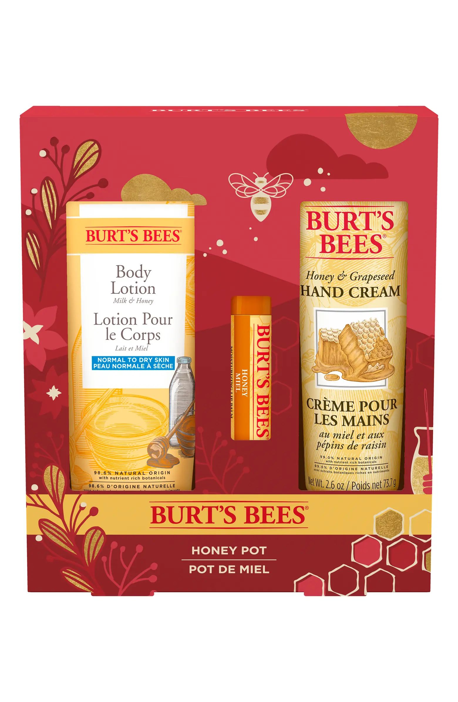 Burt's Bees Honey Pot 3-Piece Set | Nordstromrack | Nordstrom Rack