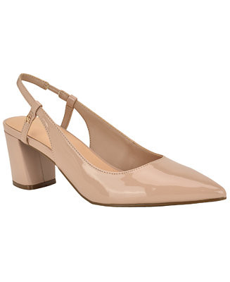 Women's Jezibee Block Heel Slingback Pumps | Macy's