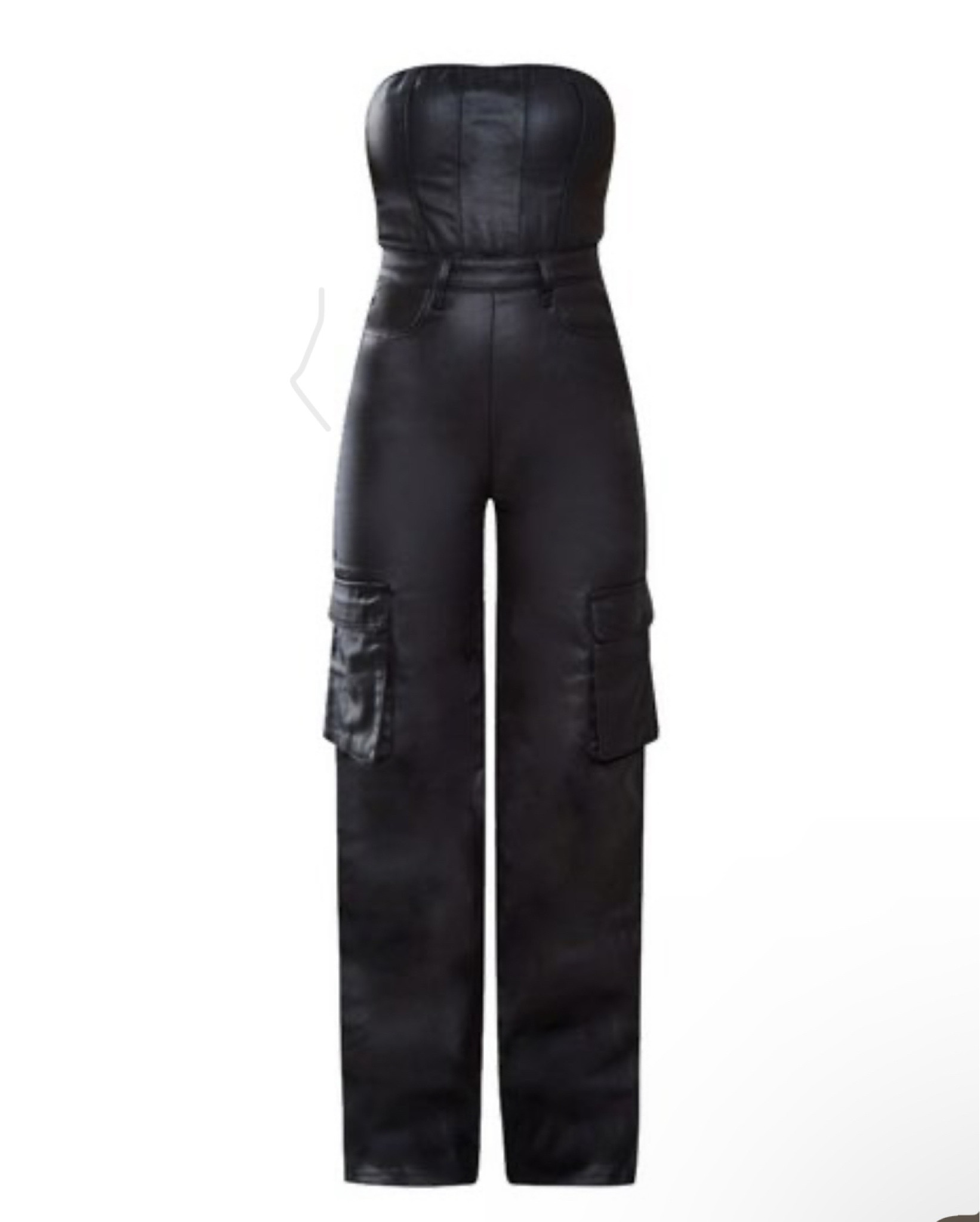 Is it dramatic to say I NEED this leather strapless jumpsuit?? Dropping this as a hint to my secret Santa 👀 

#LTKsalealert #LTKGiftGuide #LTKHolidaySale