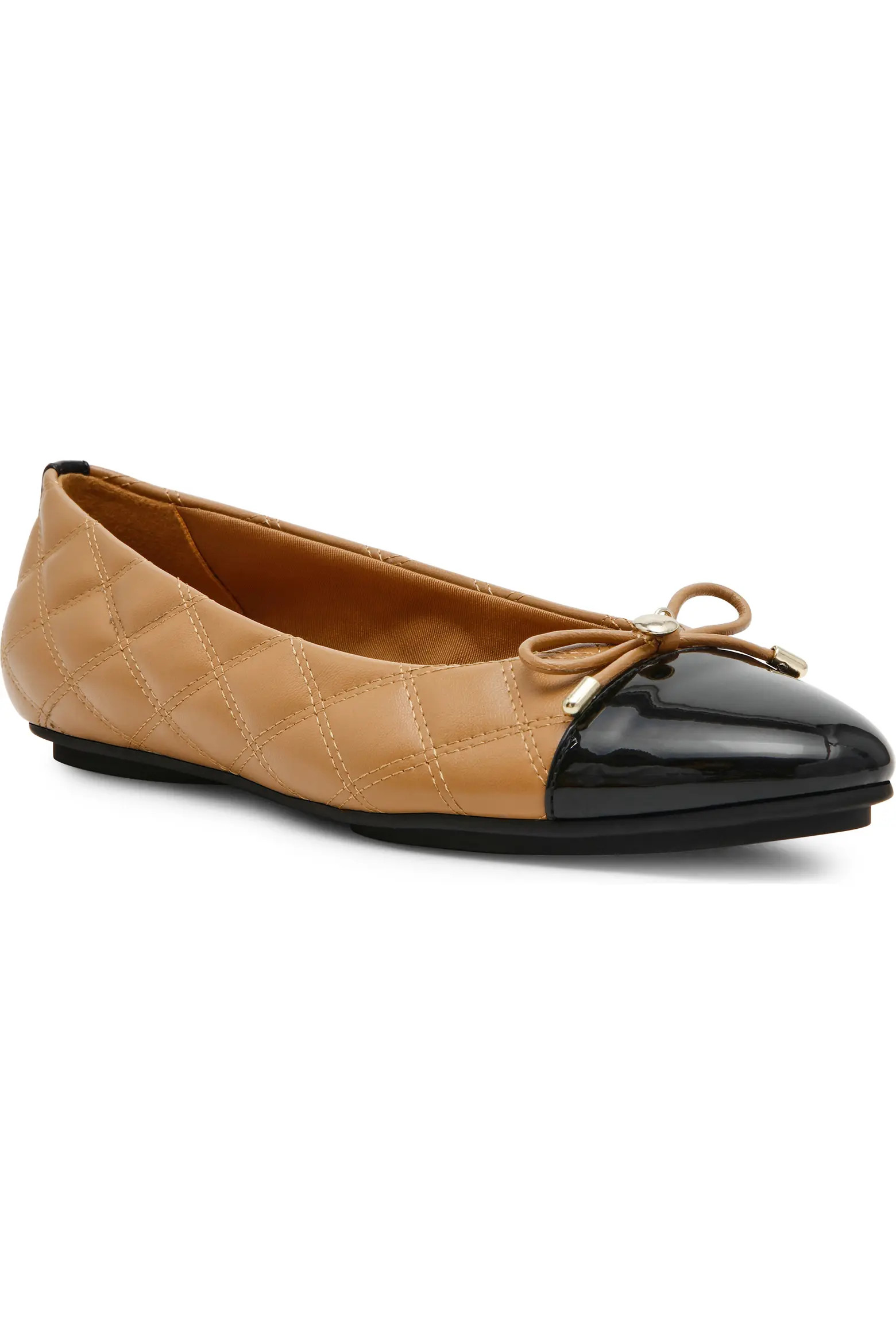 Anne Klein Luci Cap Toe Ballet Flat (Women) | Nordstrom | Nordstrom
