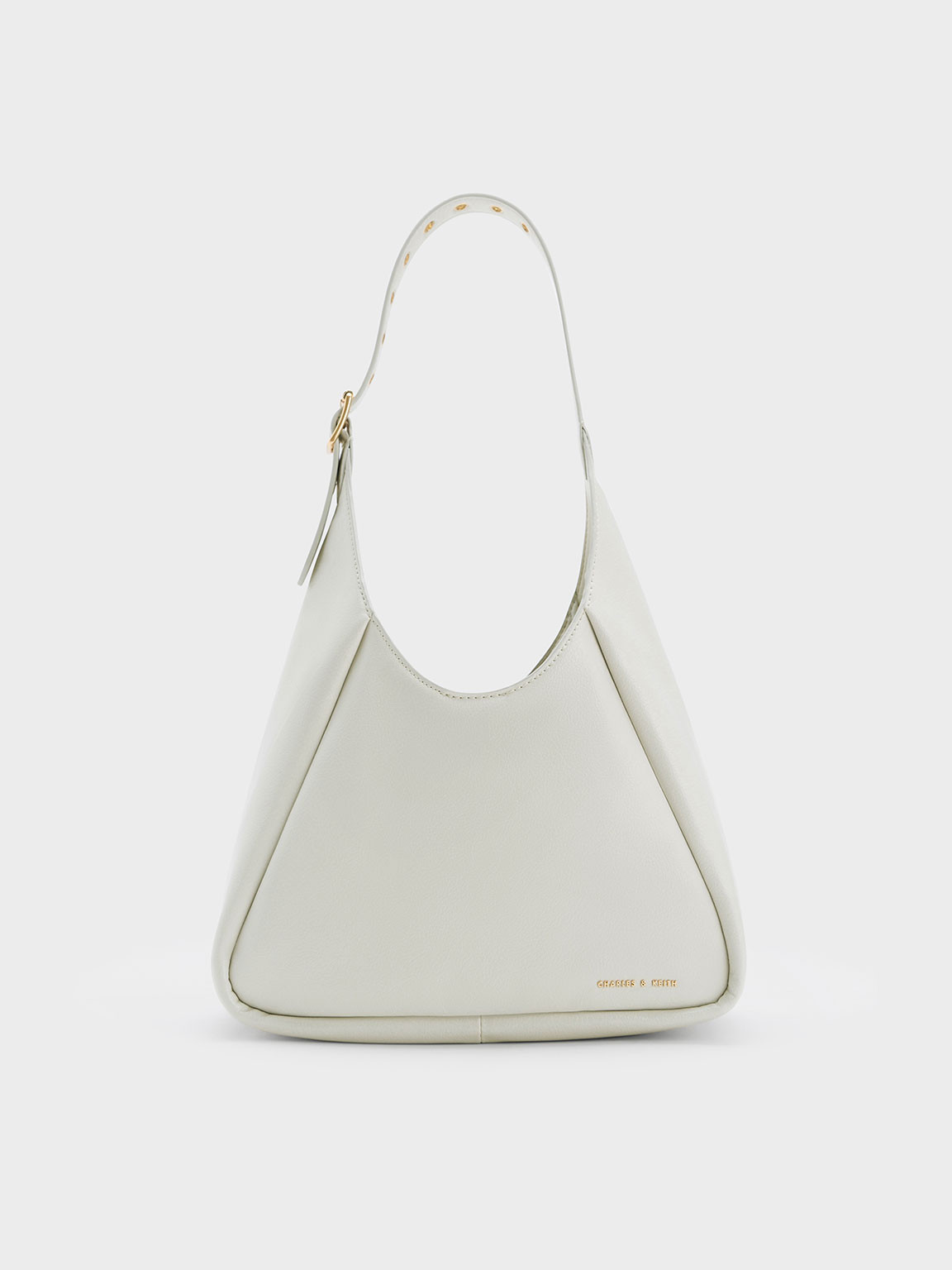 Buzz Large Hobo Bag
 - White | Charles & Keith EU