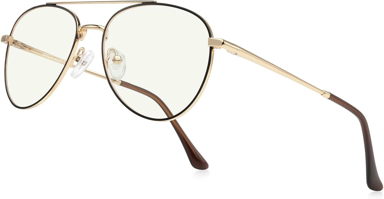 RBPilot Aviator Reading Glasses for Men Women - Blue Light Blocking | Amazon (US)