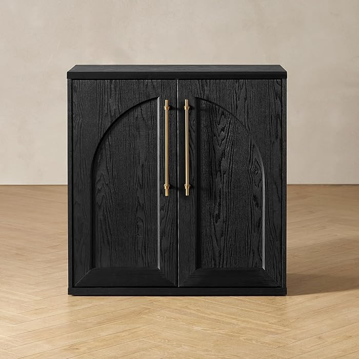 mopio Blake Storage Cabinet, Small Modular Accent Display Sideboard Buffet Cabinet with Storage, ... | Amazon (US)