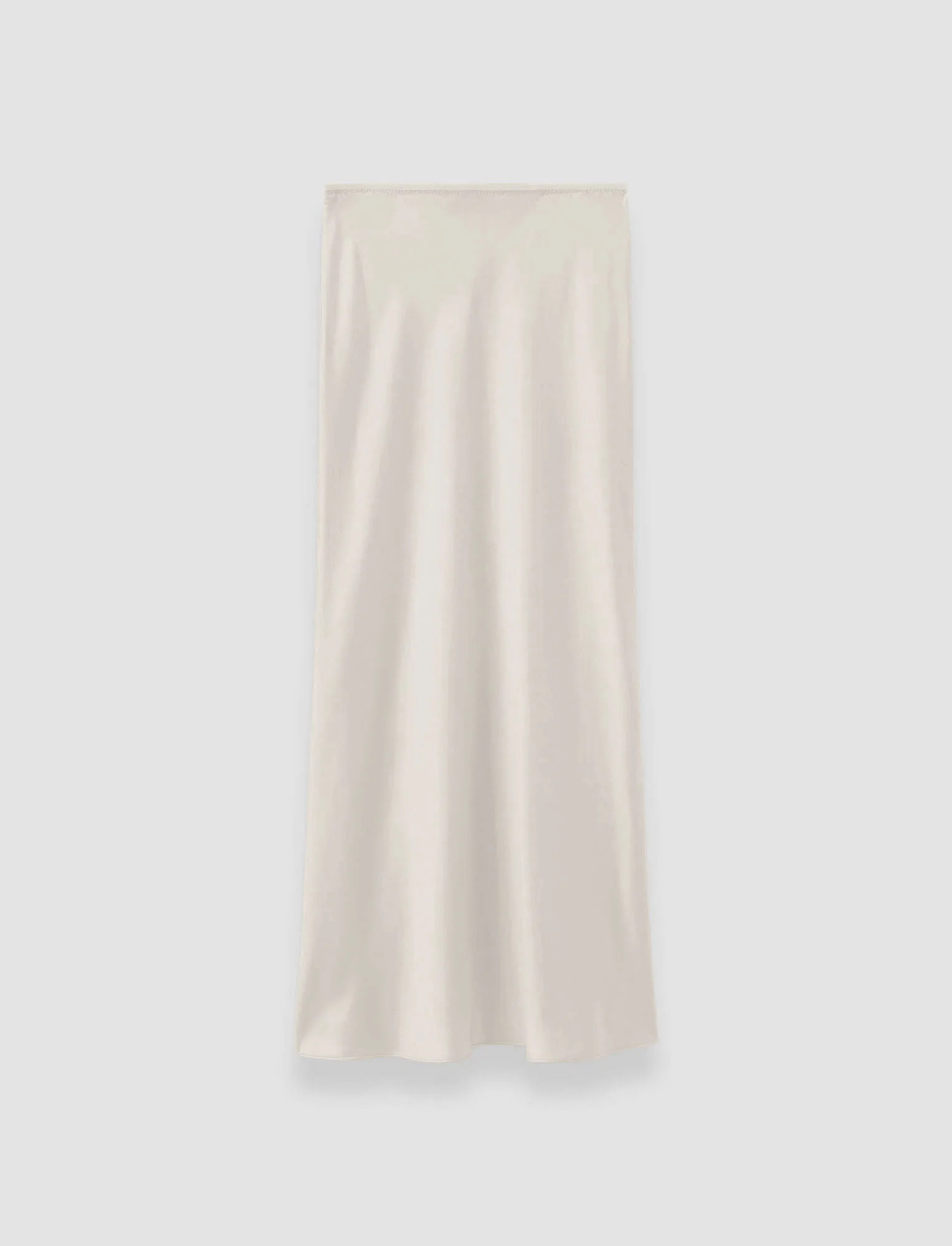 Isaak Long Silk Satin Skirt | Joseph