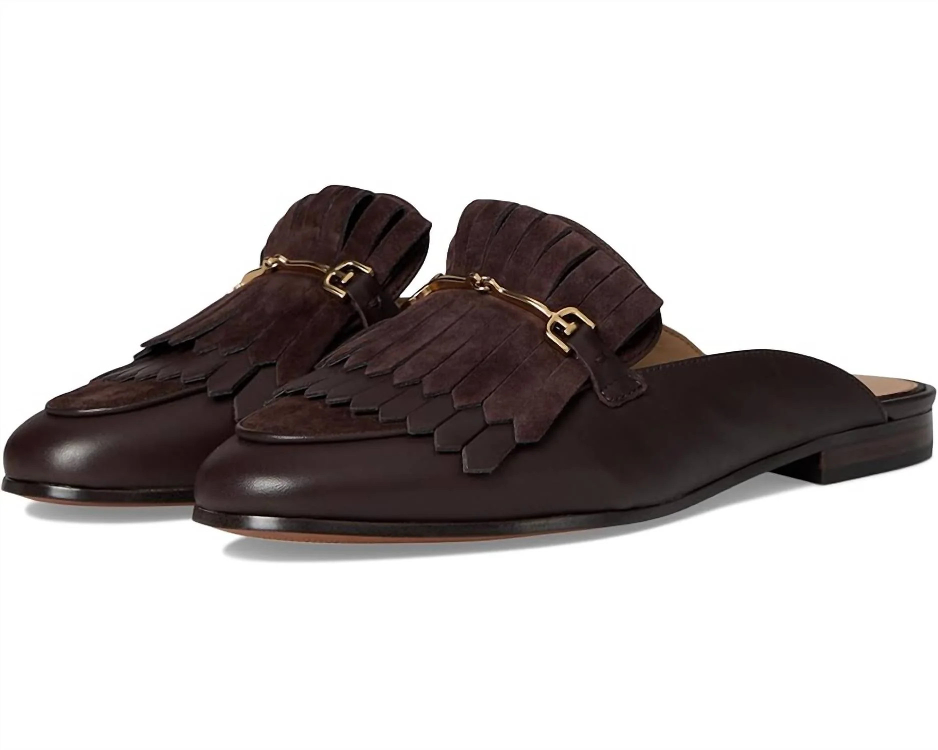 Women's Lainey Mules In Chocolate | Shop Simon