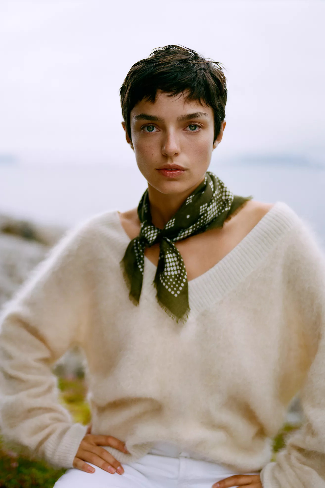 By Anthropologie 100% Brushed Cashmere Sweater | Anthropologie (US)