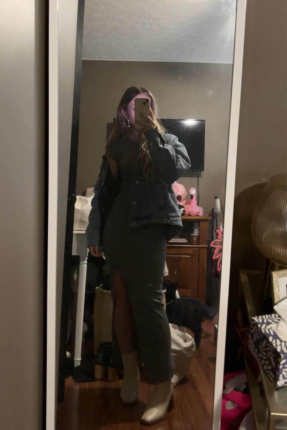 Denim jacket and maxi dress outfit🤍

#LTKootd