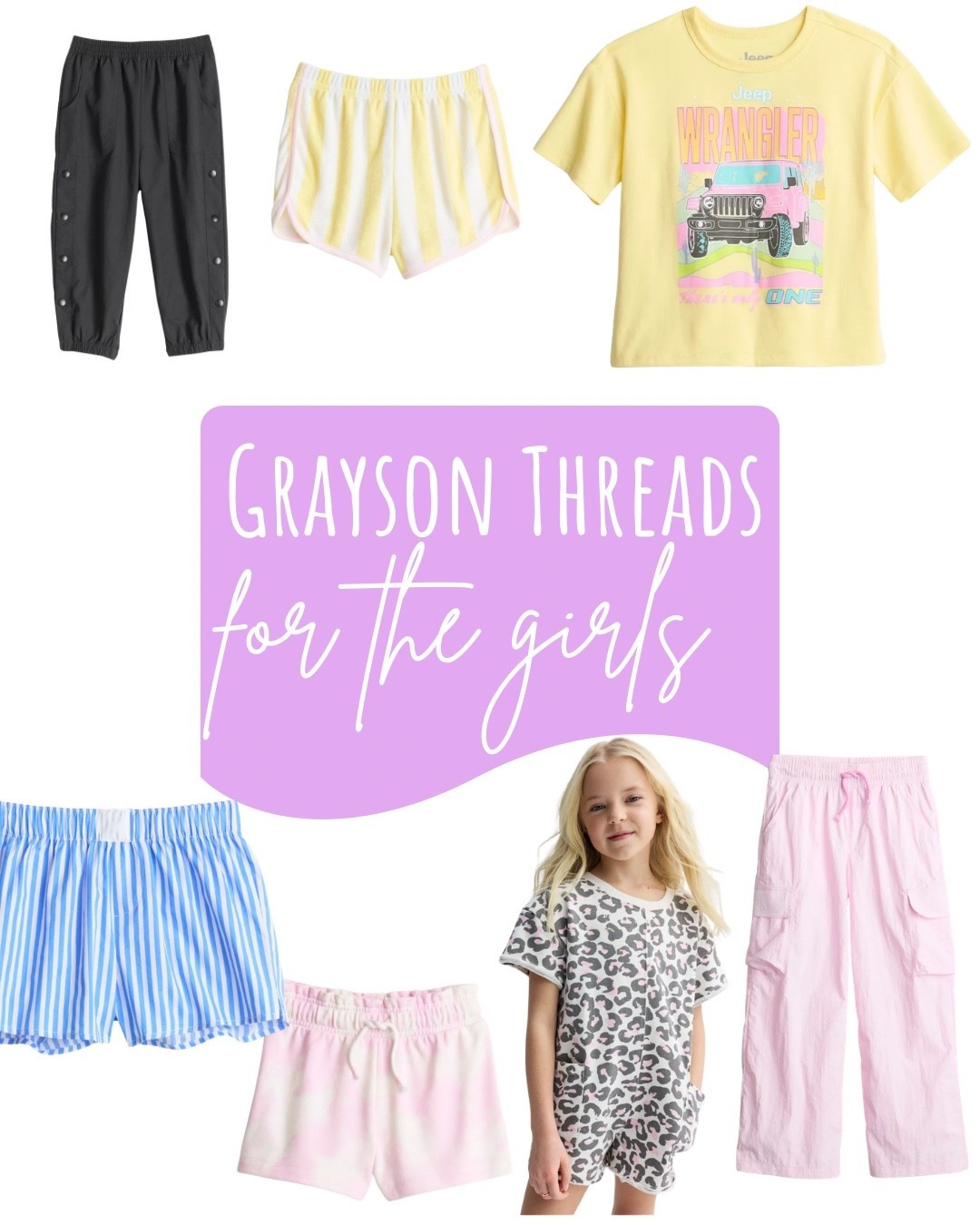 Girl moms, you’re going to LOVE these 💕✨

The Grayson Threads line at Kohl’s has the cutest, comfy pieces for your little girls• perfect for school, playdates, and everyday wear 💖 Think soft fabrics, fun prints, and easy mix + match outfits 🙌

Affordable, adorable, and made for real life (ON SALE) these are the pieces you’ll keep reaching for 👏

#toddlergirlstyle #girlmomfinds #kohlsstyle #graysonthreads #ltkunder50 #momapproved #LTKSale
