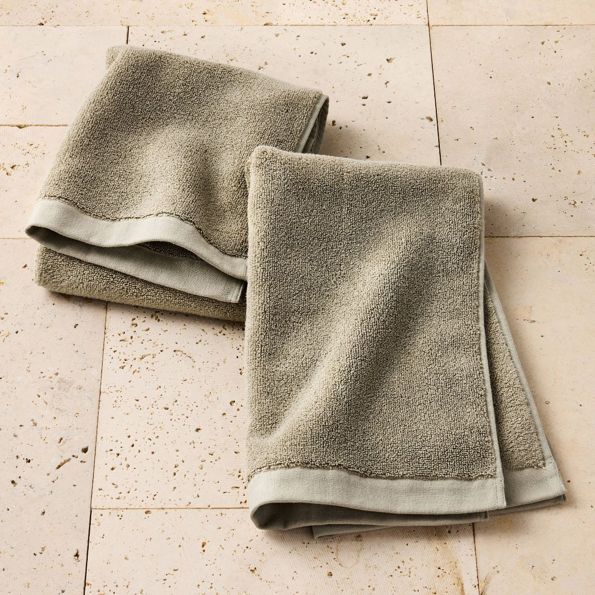 2pk Modal Hand Towel Olive - Casaluna™ | Target